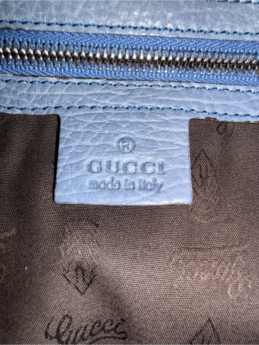 Gucci Bamboo Bar Libeccio Tote - Picture 6 of 16